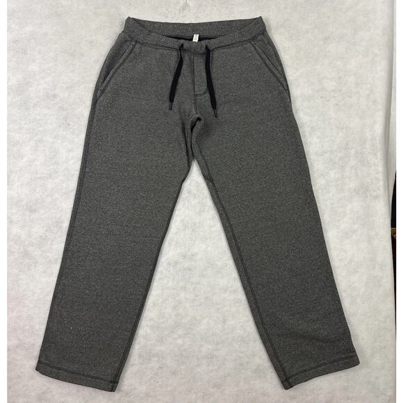 Lululemon Kung Fu Pants Size XL Charcoal Gray Drawstring Sweatpants
